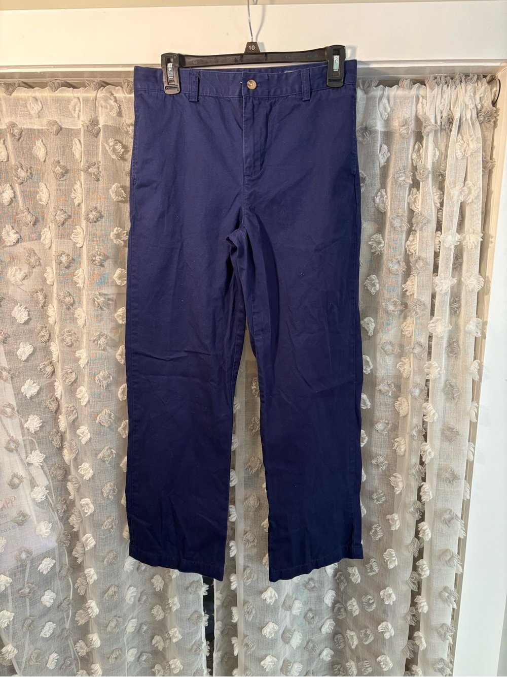 Vineyard Vines Boys Navy Straight-Leg Chino Pants